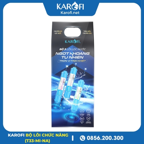 Bộ 3 Lõi Chức Năng Karofi Mẫu Mới (T33, Mi, Nano)