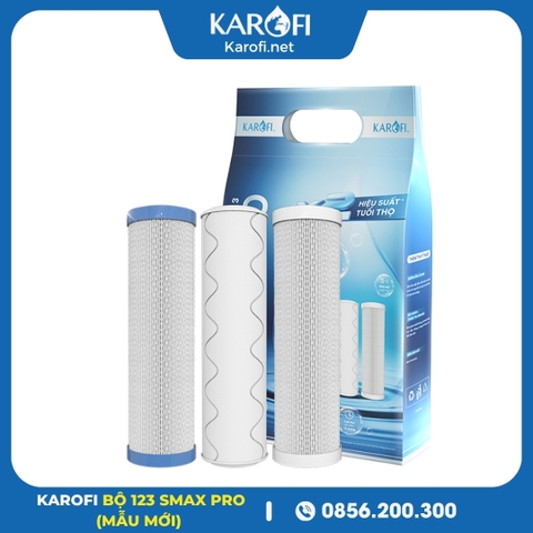 Bộ 3 Lõi Lọc Thô Karofi Smax Pro (Mẫu Mới)