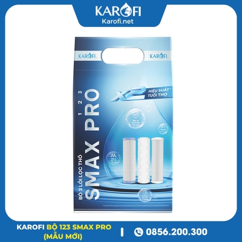 Bộ 3 Lõi Lọc Thô Karofi Smax Pro (Mẫu Mới)