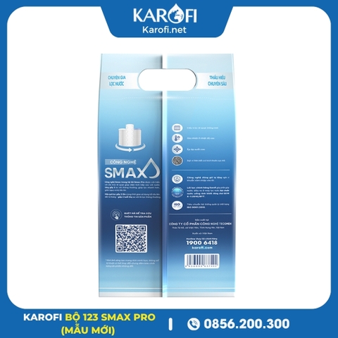 Bộ 3 Lõi Lọc Thô Karofi Smax Pro (Mẫu Mới)