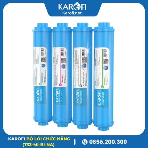 Bộ 4 Lõi Chức Năng Karofi Mẫu Mới (T33, Mi, Bi, Nano)