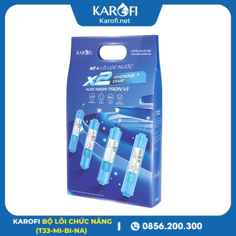 Bộ 4 Lõi Chức Năng Karofi Mẫu Mới (T33, Mi, Bi, Nano)