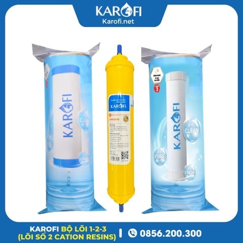 Bộ Lõi 123 Karofi (Lõi 2 Số 2 Cation Resins)