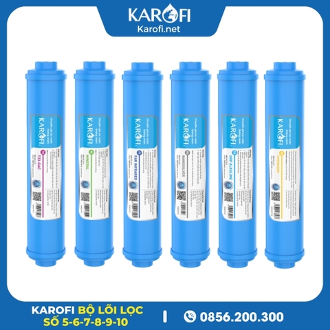 Bộ Lõi Lọc Nước Karofi 5,6,7,8,9,10