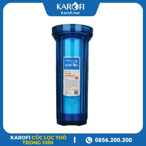 Cốc Lọc Thô Đơn TRONG - 10inch Ren 13