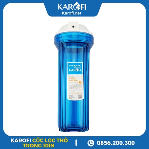 Cốc Lọc Thô Đơn TRONG - 10inch Ren 13