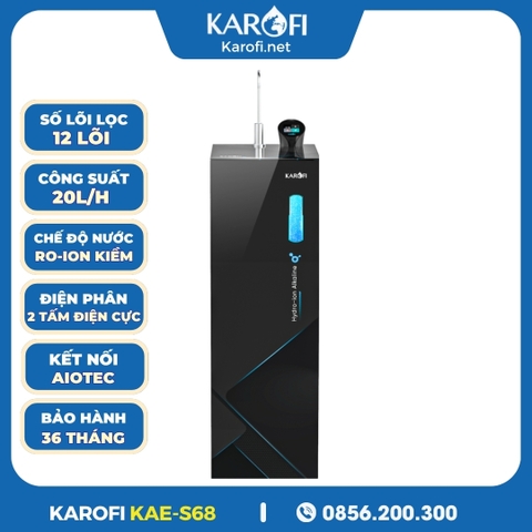 Máy Lọc Nước Hydro-Ion Kiềm Karofi KAE-S68