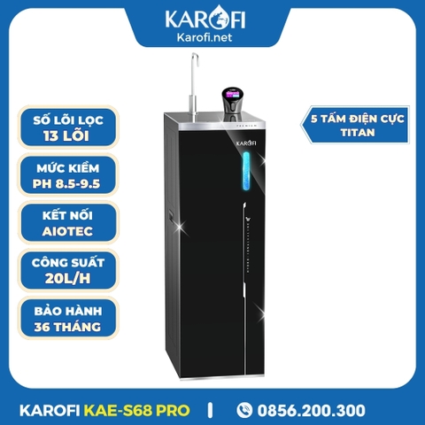 Máy Lọc Nước Hydro-Ion Kiềm Karofi KAE-S68 Pro