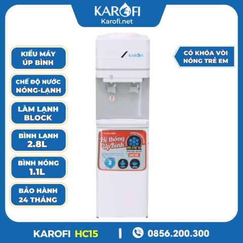 Cây Nóng Lạnh Karofi Úp Bình HC15
