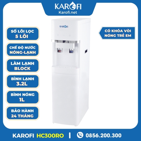 Máy Lọc Nước Nóng Lạnh Karofi HC300RO