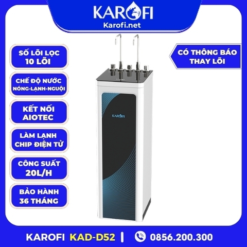 Máy lọc nước nóng lạnh Karofi KAD-D52