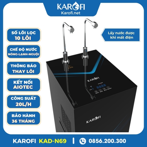 Máy Lọc Nước Nóng Lạnh Karofi KAD-N69