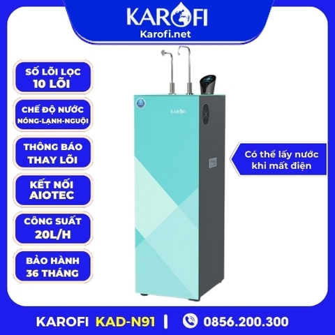 MÁY LỌC NƯỚC NÓNG LẠNH KAROFI KAD-N91