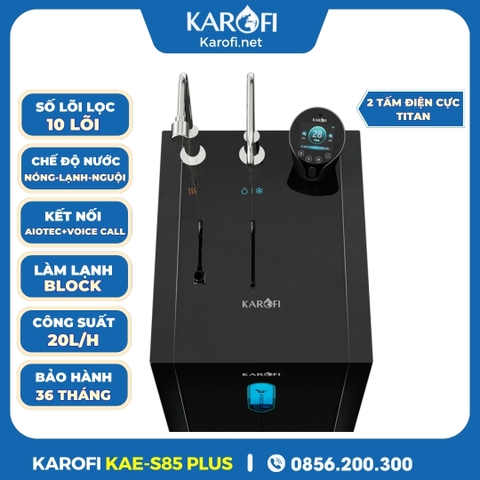 Máy Lọc Nước Hydro-ion Kiềm Karofi KAE-S85 Plus