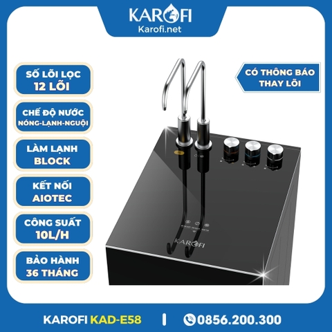 Máy Lọc Nước Nóng Lạnh Karofi KAD-E58