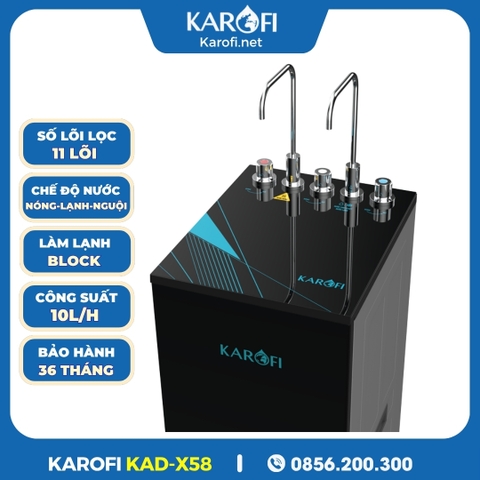 Máy Lọc Nước Nóng Lạnh Karofi KAD-X58