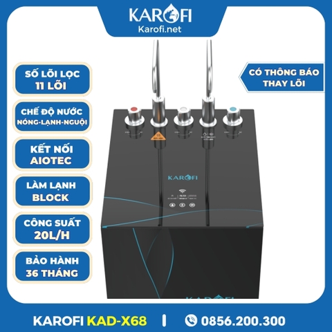 Máy Lọc Nước Nóng Lạnh Karofi KAD-X68