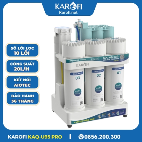 Máy Lọc Nước Karofi Tủ Bếp KAQ-U95 Pro