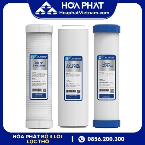 Bộ Lõi Lọc Thô 123 Hòa Phát