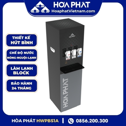 Cây Nước Nóng Lạnh Hút Bình Hòa Phát HWP BS1A