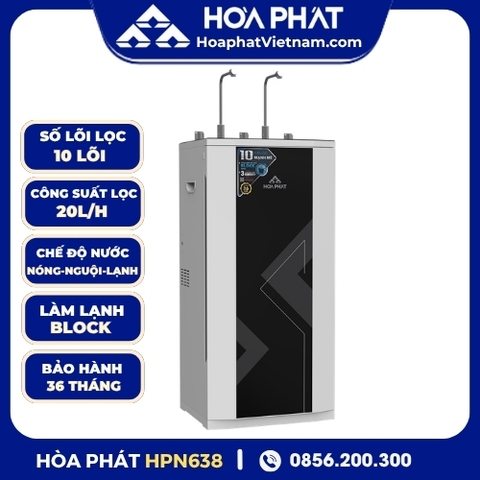 Máy Lọc Nước RO Nóng Nguội Lạnh Hòa Phát HPN638