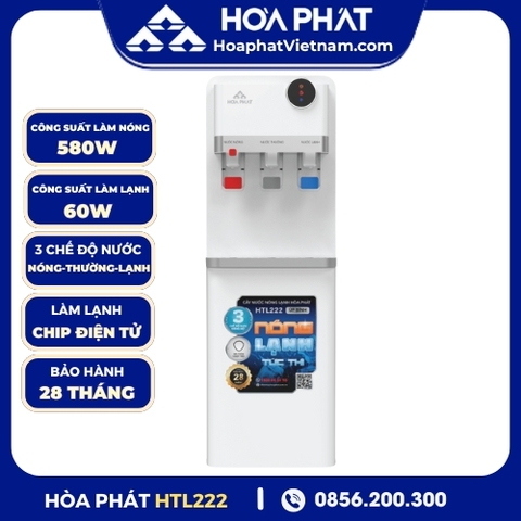 Cây nước nóng lạnh úp bình Hòa Phát HTL222