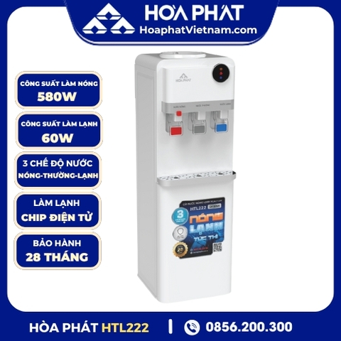Cây nước nóng lạnh úp bình Hòa Phát HTL222