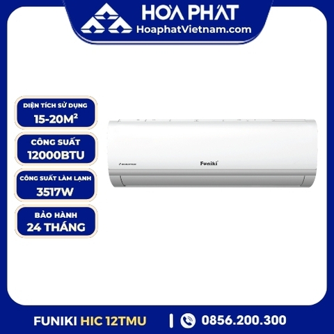 Điều hoà Funiki 12000BTU 1 chiều Inverter HIC 12TMU