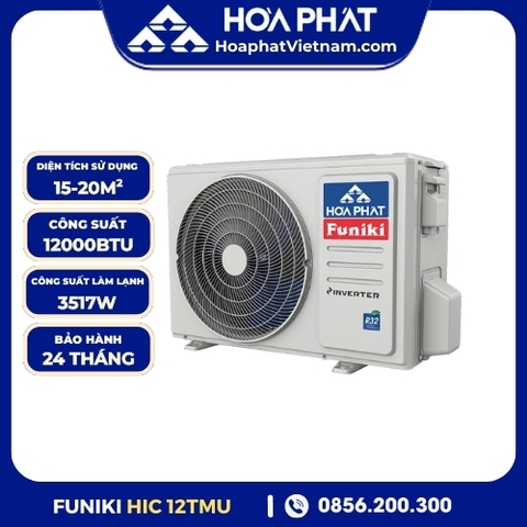 Điều hoà Funiki 12000BTU 1 chiều Inverter HIC 12TMU