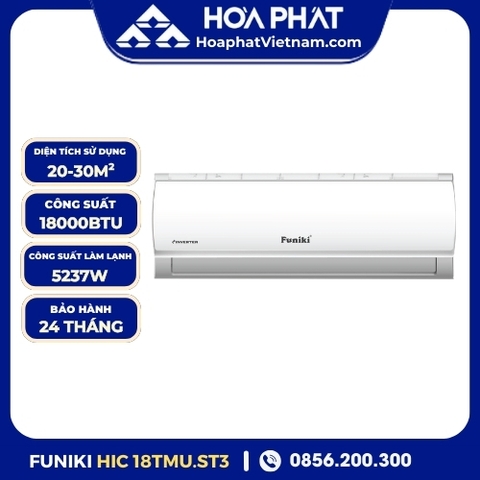 Điều hoà Funiki 18000BTU 1 chiều Inverter HIC 18TMU.ST3