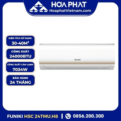 Điều hoà Funiki 24000BTU 1 chiều HSC 24TMU.H8
