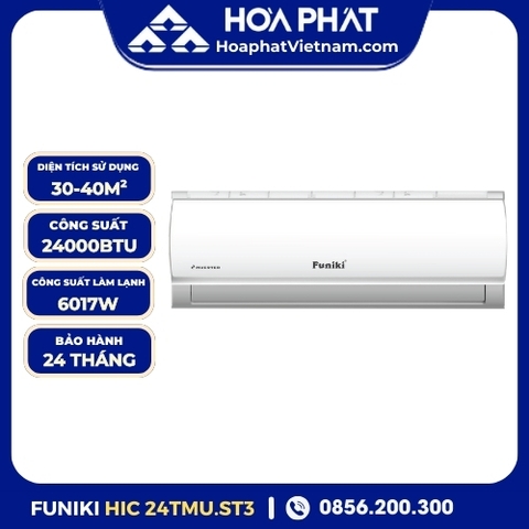 Điều hoà Funiki 24000BTU 1 chiều Inverter HIC 24TMU.ST3