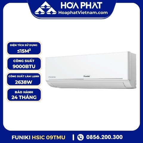 Điều hoà Funiki 9000BTU Inverter Cao Cấp HSIC 09TMU
