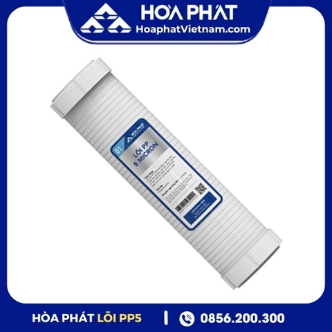 Lõi lọc thô Hòa Phát số 1 PP 5 Micron (Đóng túi)