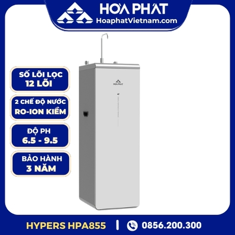 Máy lọc nước Hòa Phát Hydrogen ion kiềm RO HyperS HPA855