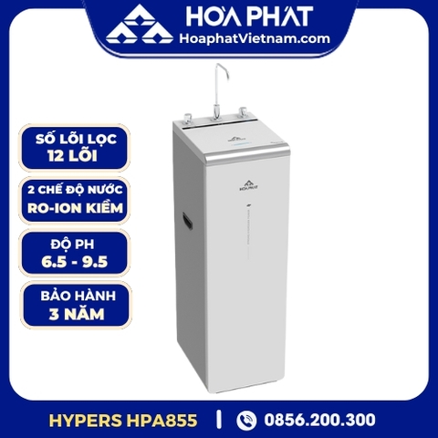 Máy lọc nước Hòa Phát Hydrogen ion kiềm RO HyperS HPA855