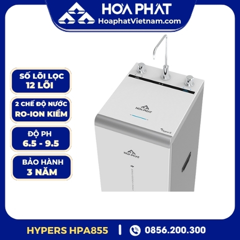 Máy lọc nước Hòa Phát Hydrogen ion kiềm RO HyperS HPA855