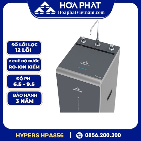 Máy lọc nước Hòa Phát Hydrogen ion kiềm RO HyperS HPA856