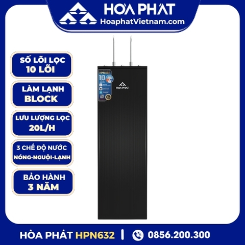 Máy lọc nước RO nóng nguội lạnh Hòa Phát HPN632