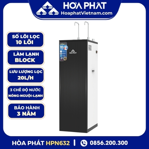 Máy lọc nước RO nóng nguội lạnh Hòa Phát HPN632