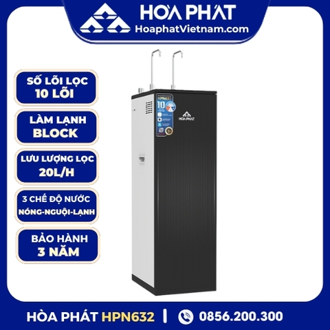 Máy lọc nước RO nóng nguội lạnh Hòa Phát HPN632