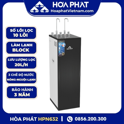 Máy lọc nước RO nóng nguội lạnh Hòa Phát HPN632