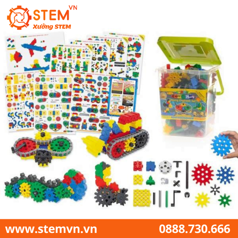 Đồ chơi lắp ráp chủ đề thế giới kỹ sư trẻ 320 pcs MORPHUN MP42900
