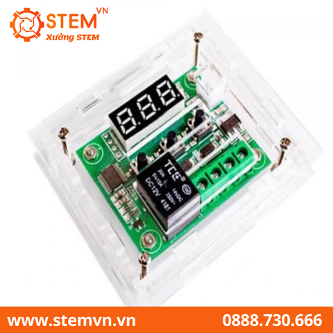 Bộ vỏ mica cho cảm biến nhiệt độ relay chỉnh mức XH-W120