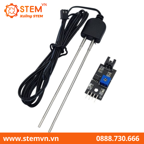 Cảm Biến Độ Ẩm Đất Đầu Dò Chống Ăn Mòn