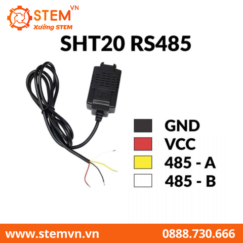 Cảm biến nhiệt độ, độ ẩm SHT20 RS485