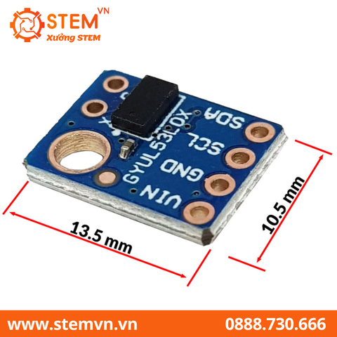 Cảm biến khoảng cách radar laser GY-530 VL53L0X ToF