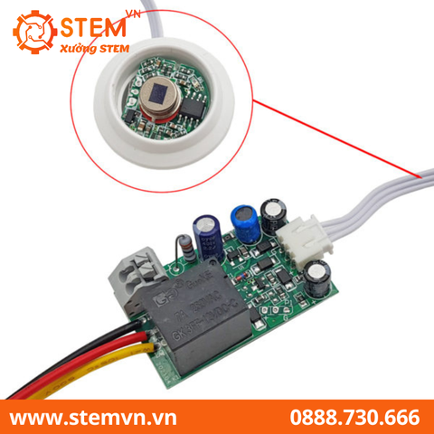 Bộ cảm biến chuyển động, Ánh sáng bật tắt thiết bị AC/DC