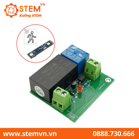 Đế cảm biến hiện diện con người LD2410 220V 1 kênh