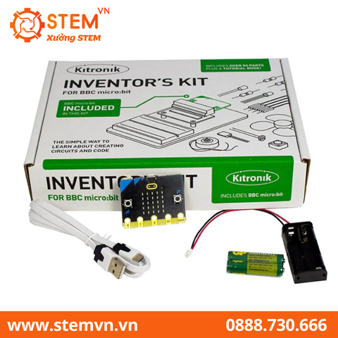 BBC micro:bit with Kitronik Inventor's Kit and Accessories